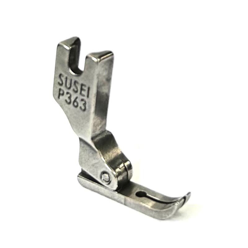 Calcador Ziper Furo Central Estreito P363 SUSEI Máquina Reta Industrial