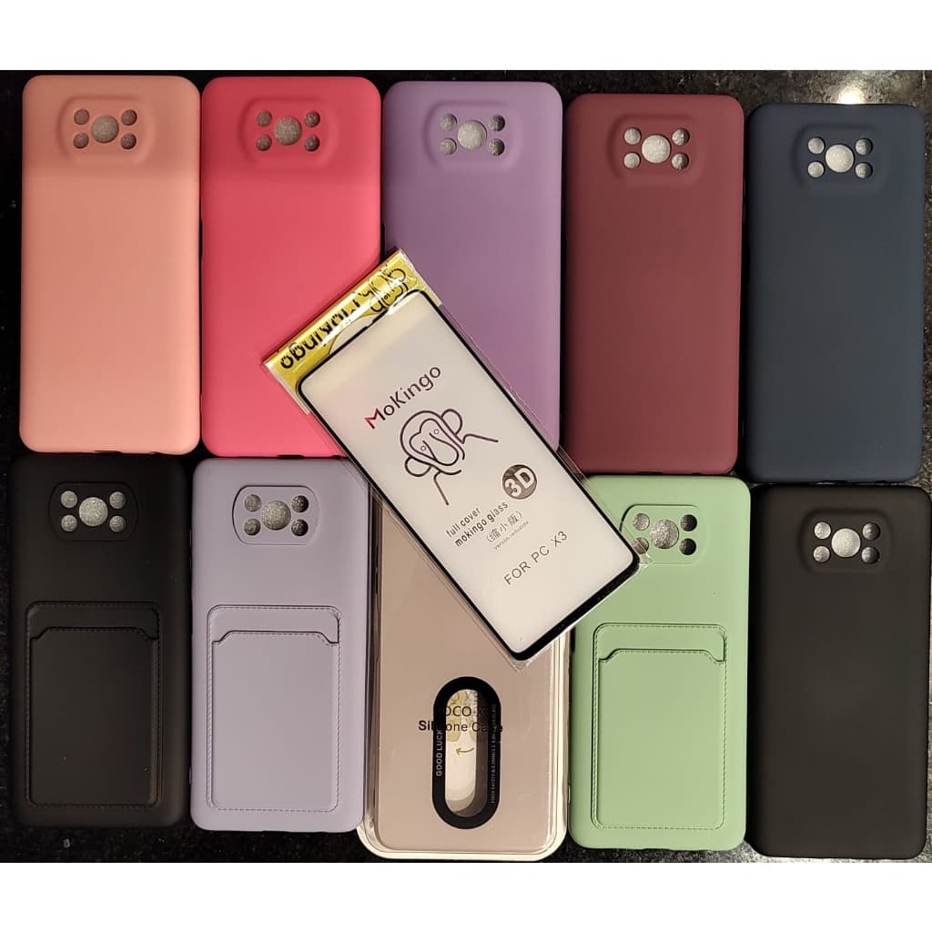 Kit Capinha e Película 3D para celular modelo Poco X3 + limpeza de tela. Proteção Celular
