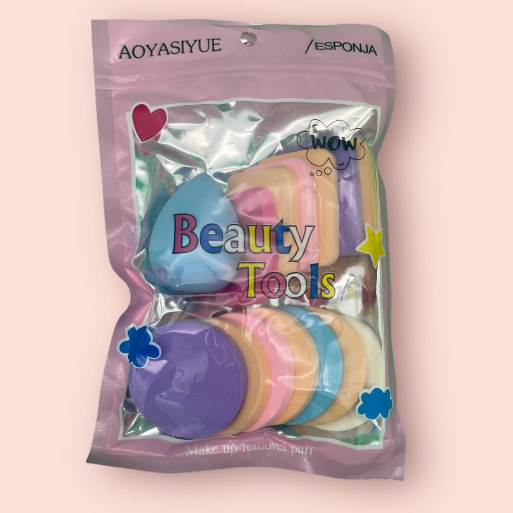 KIT Esponjas de maquiagem reutilizavel base pó Modelo Sortida Para Escolhe