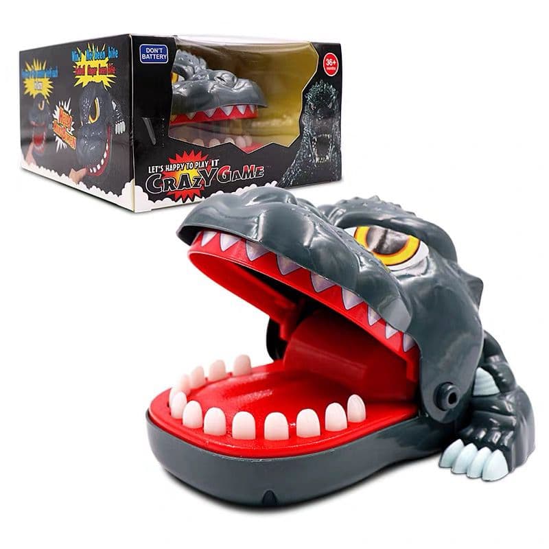 Brinquedo Crocodilo Engraçado Boca Jogo Dentista Mordida Dedo Jacaré Roleta Jogo Brinquedo Aleatório