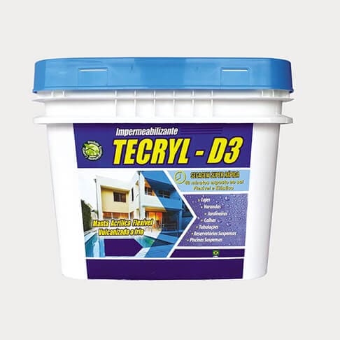 IMPERMEABILIZANTE TECRYL D3 4KG Luxo BRANCO Envio Já