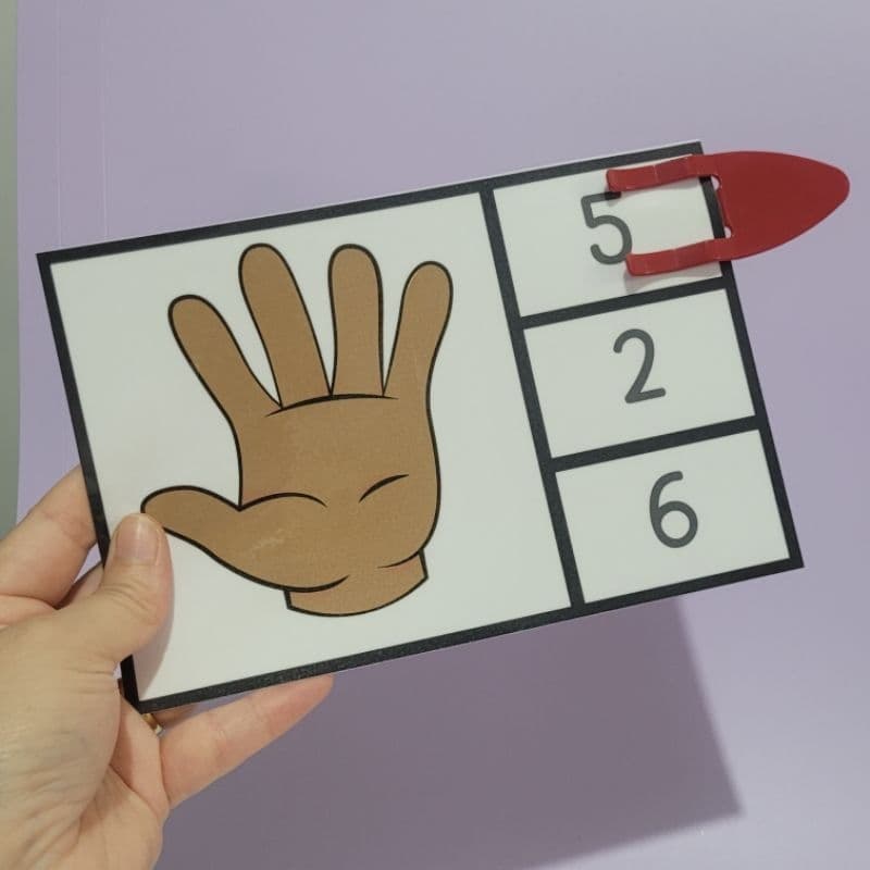Recurso visual numeracia para contagem