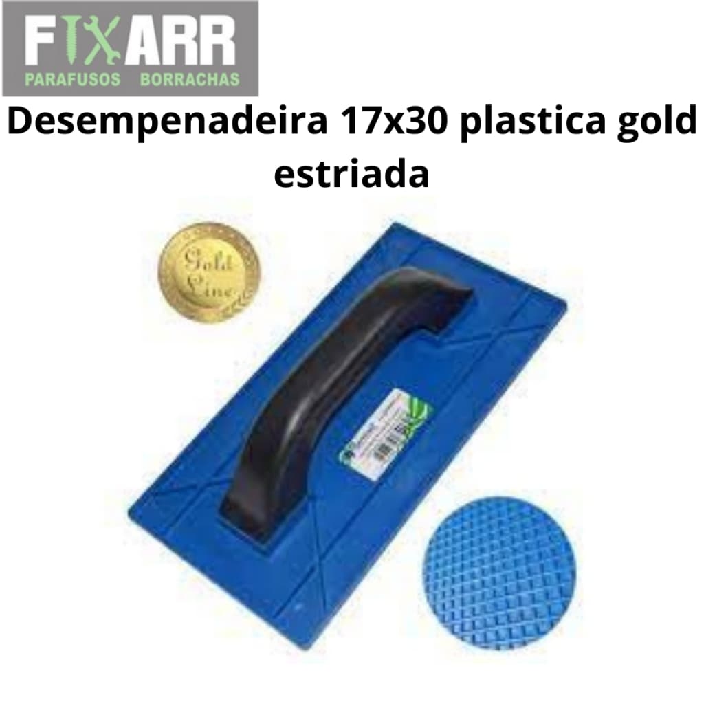 Desenpenadeira 17X30 Plastica GOLD ESTRIADA
