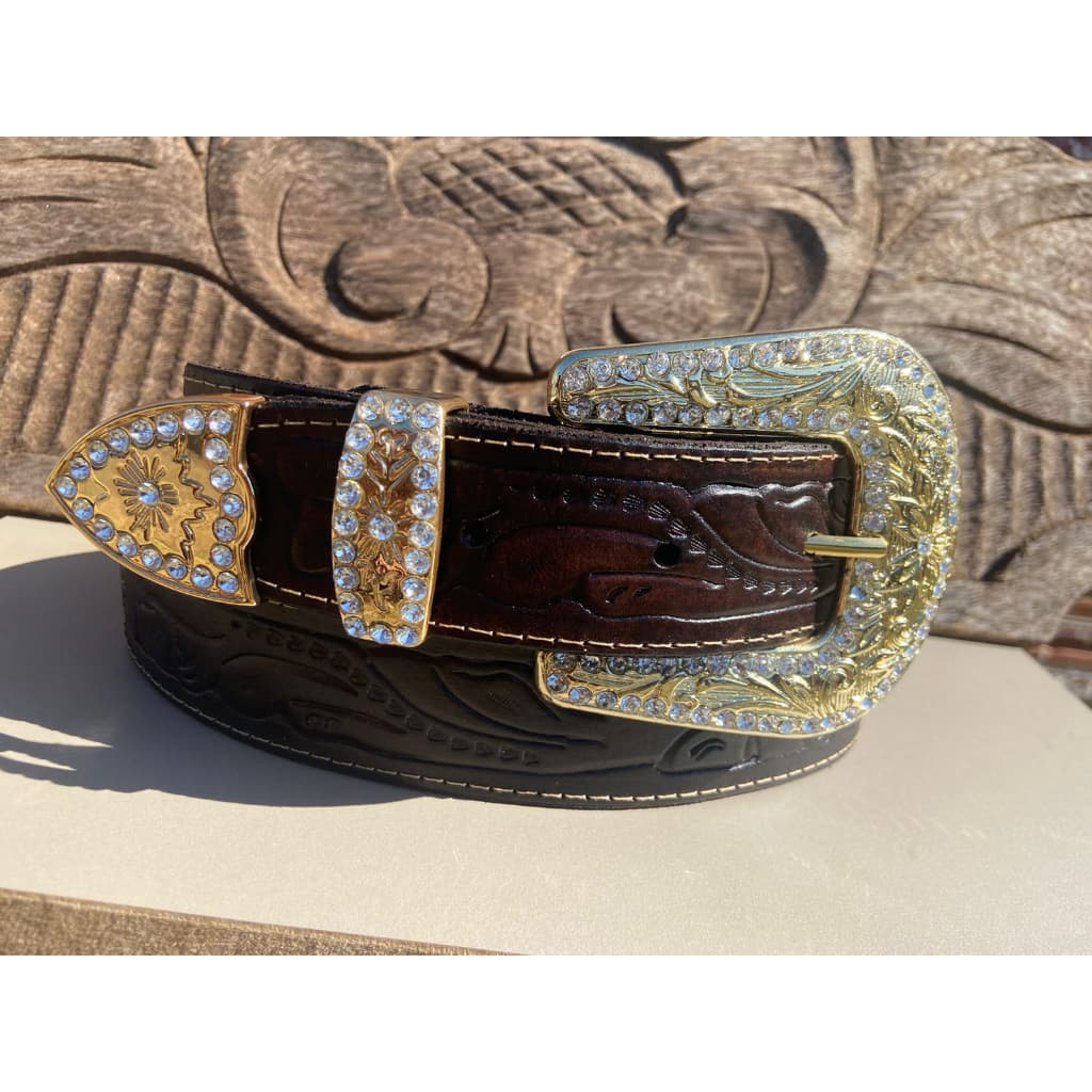 Cinto Feminino Country Fivela Cor Ouro (((ENVIO IMEDIATO)))