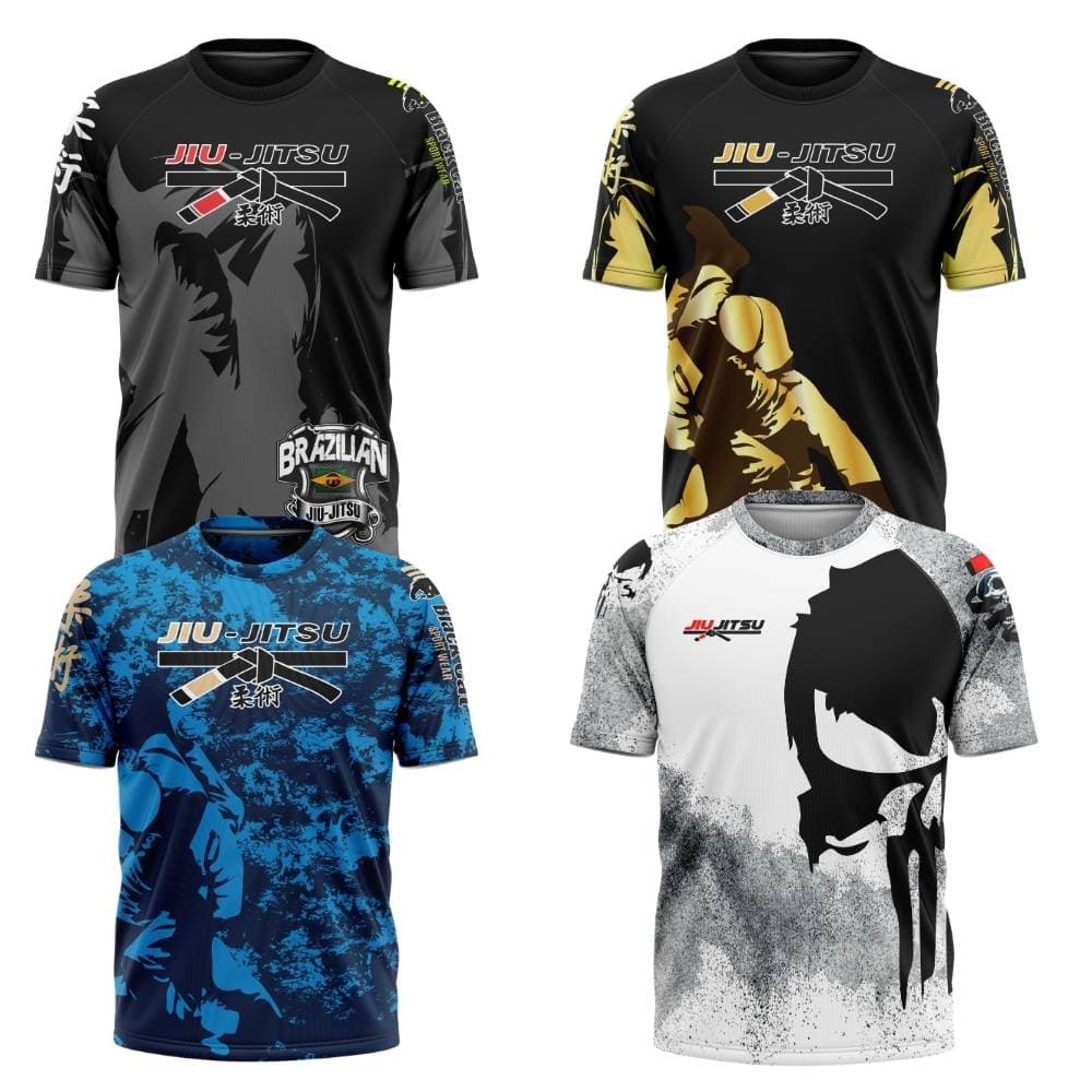 Camiseta Usual Jiu-Jitsu Dry Fit Treino Proteção Solar