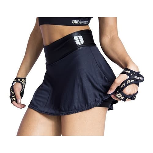 Short Saia Gode Tecido Duplo Feminino Academia One Sport