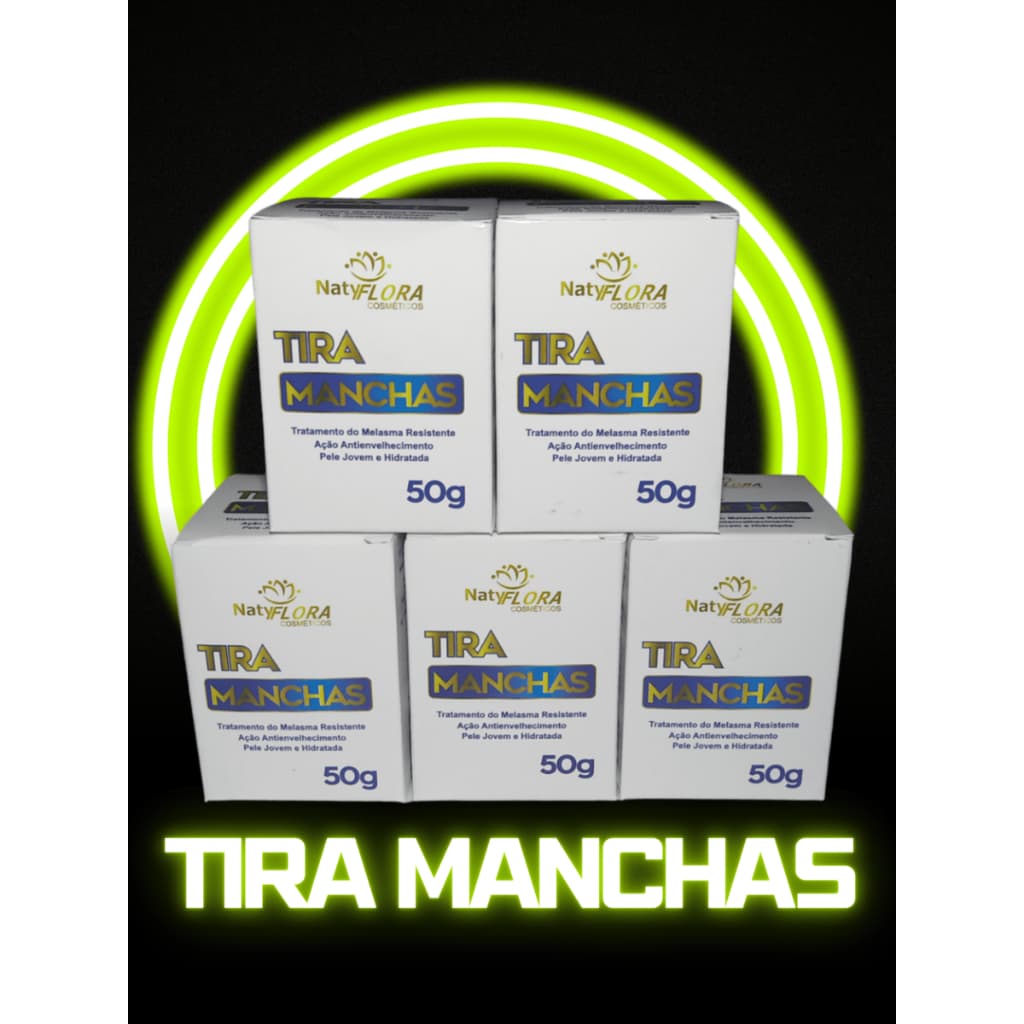 2 Pomada Tira Manchas Da Pele Antienvelhecimento Remove Melasma Hidratação Com Vitamina C Da NaTy Flora