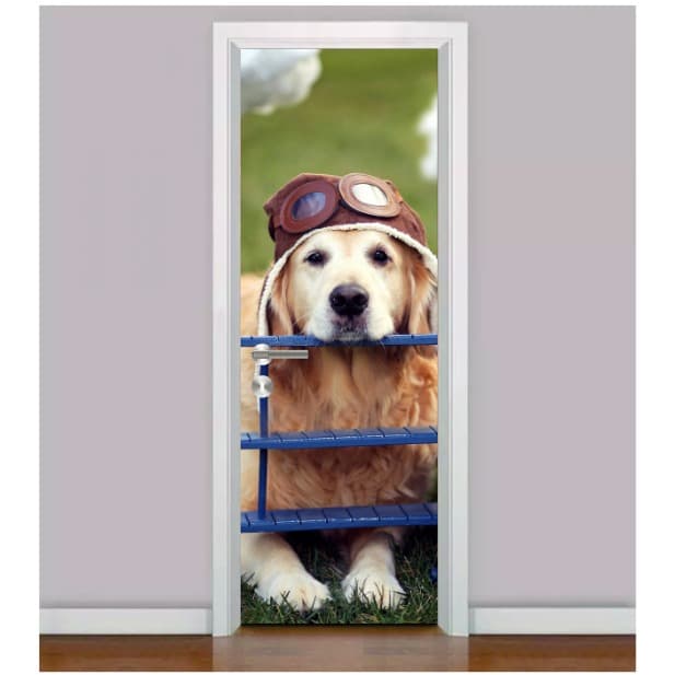Adesivo Para Papel de Porta Cachorro 1 - DOG - MELHOR AMIGO