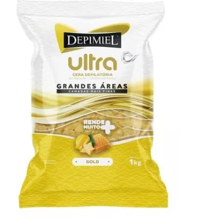 Depimiel Cera Depilatória Pérolas Ultra Gold MEL E CARAMBOLA 1kg