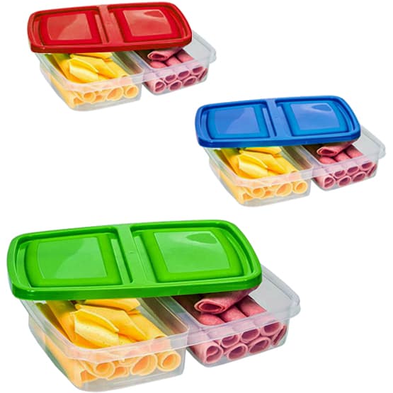 Porta Frios Duplo De Plástico Com Tampa Colors 1250ML