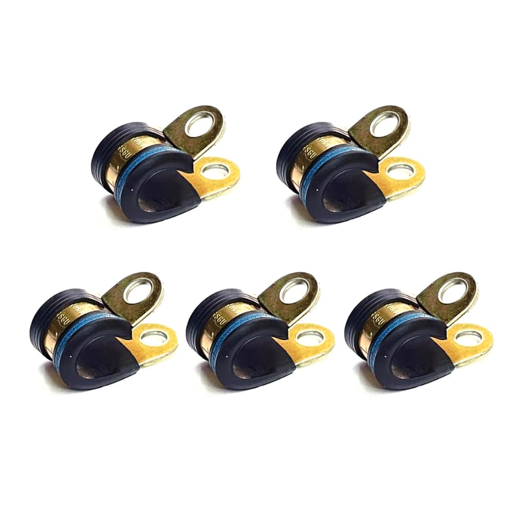 Kit com 05 Abraçadeiras emborrachadas 10mm