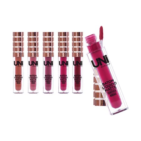 Batom Líquido Matte Forever Rouge Longa Duração - Uni makeup