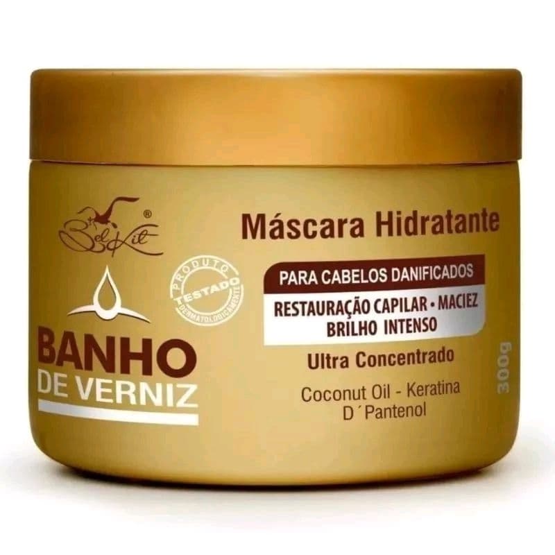 Máscara Hidratante Banho de Verniz Belkit 300g