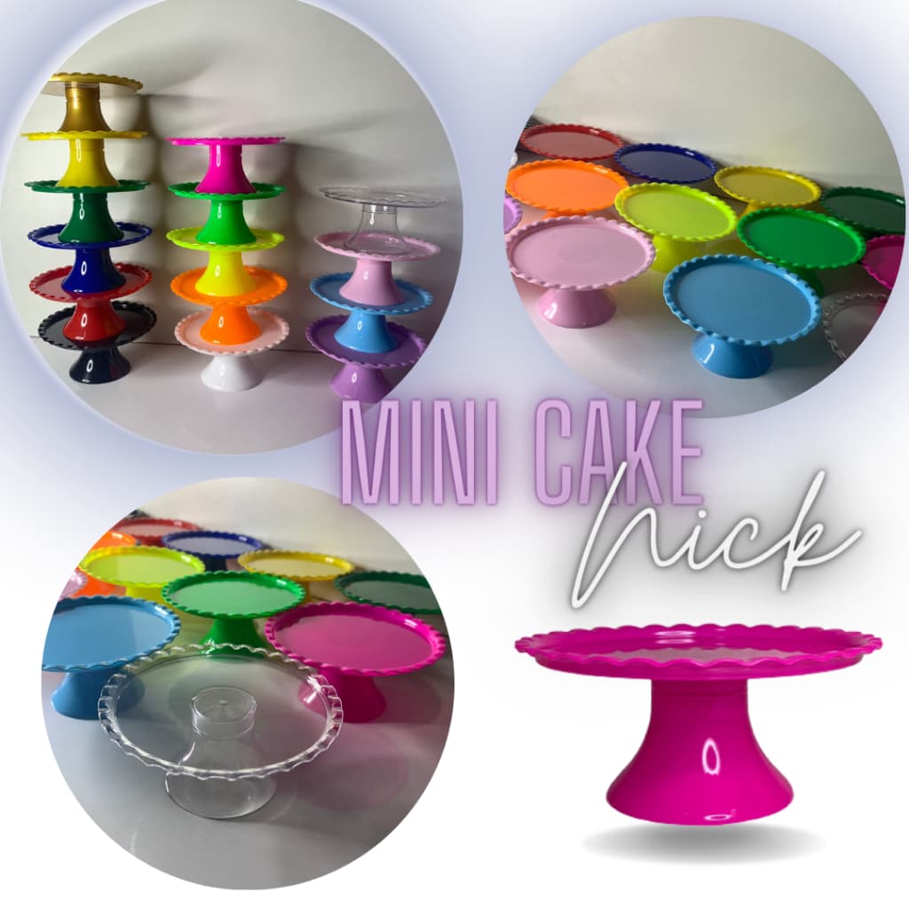 Boleira nick pequena mini festa decoração para colocar brigadeiro cupcake mesinha da Barbie