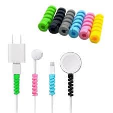 protetor para carregador celular e cabo de linha dados usb e iphone p2 fone ouvido carregado relogio por induçao