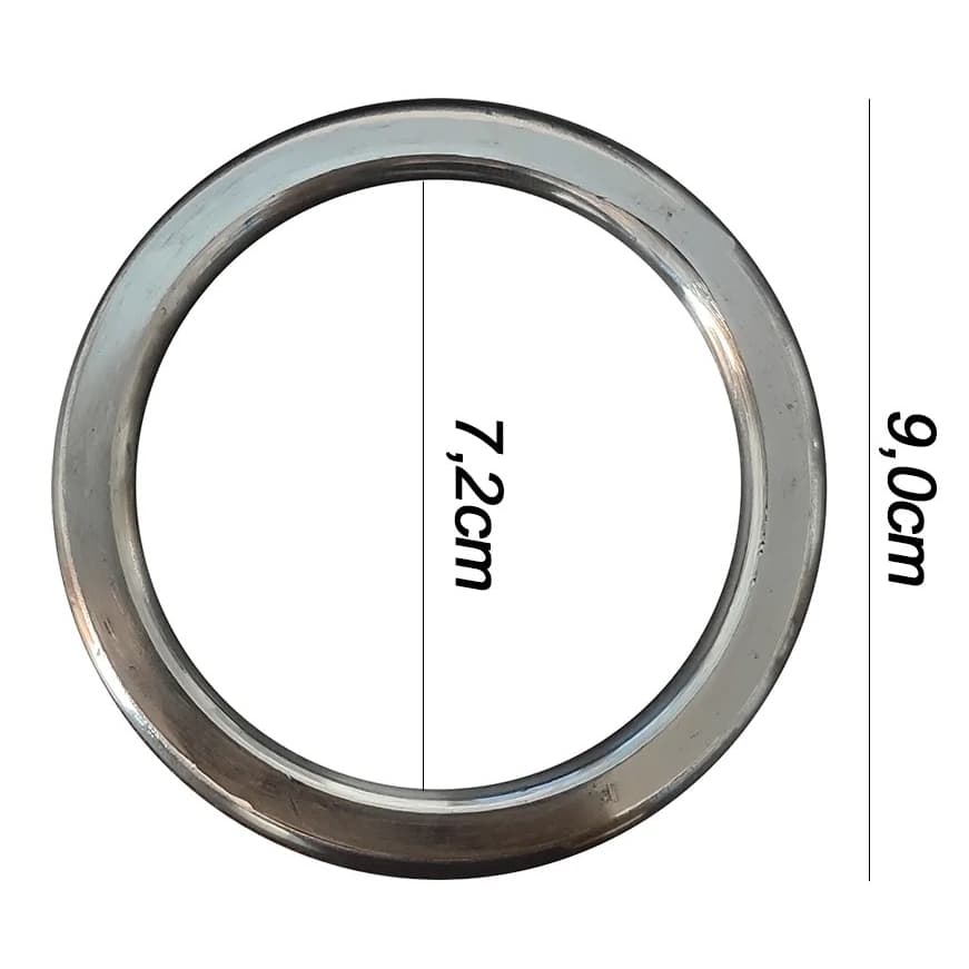 Argola numero 25 inox grossa espessura 8mm