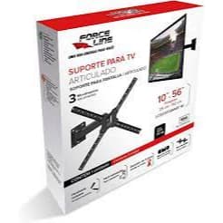 Suporte Articulado para TV- force Line -3 Movimentos- Para Tvs 10''-56'' Polegadas