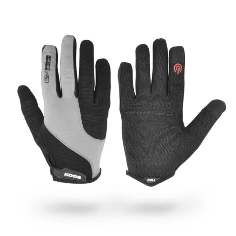 Luva ciclismo Kode Concept luva dedo longo preta/cinza