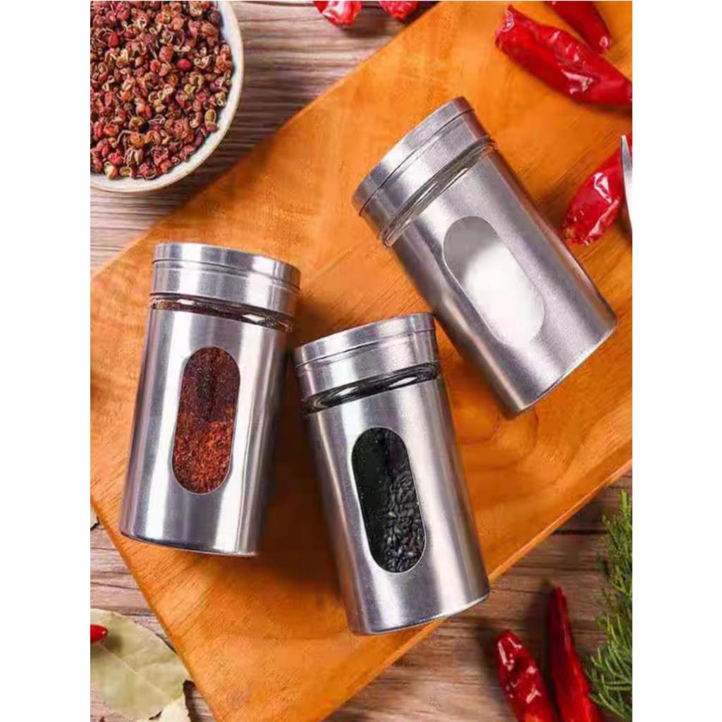 Saleiro Paliteiro Pimenteira Queijeira Porta Condimentos Aço Inox