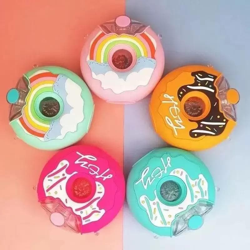 Garrafa de Água Donut (Mordida) para Crianças - 380ml
