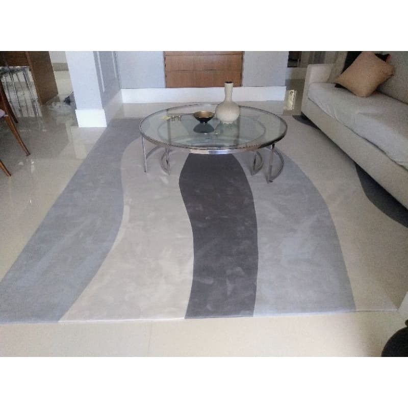 tapete sala/quarto tecido veludo personalizado, medida 2,00x1,50 base antiderrapante
