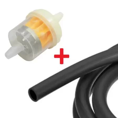 Filtro De Gasolina Combustível Com Mangueira 20 cm Universal Para Motos Carburadas
