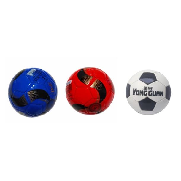KIT - 3 Bolas De Futebol  Tam 2 Oficial Couro Sintético Cor Sortida produto testado e aprovado.