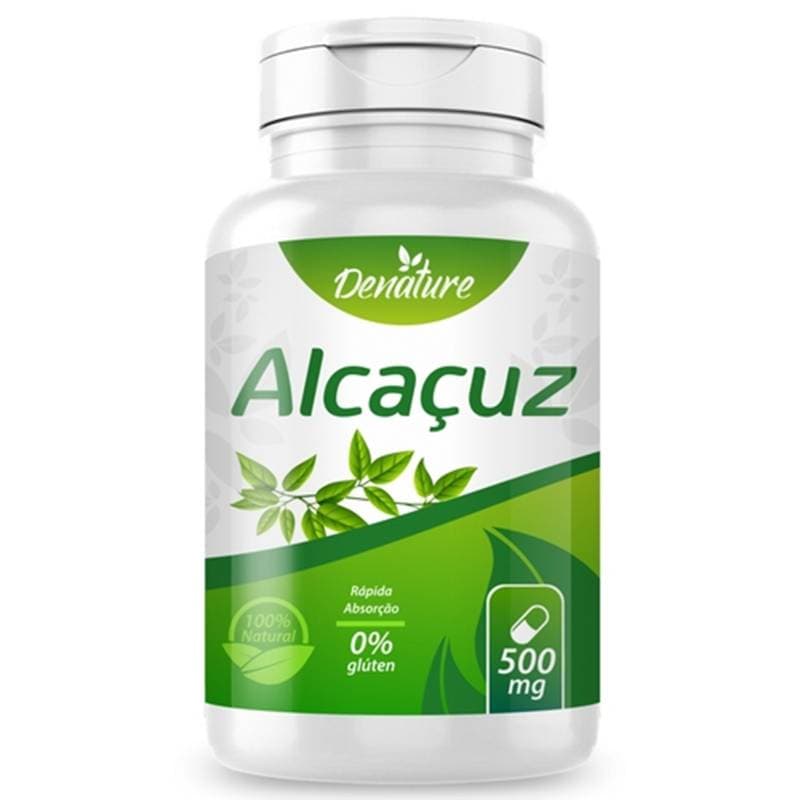 Alcaçuz 500mg 100 Cápsulas