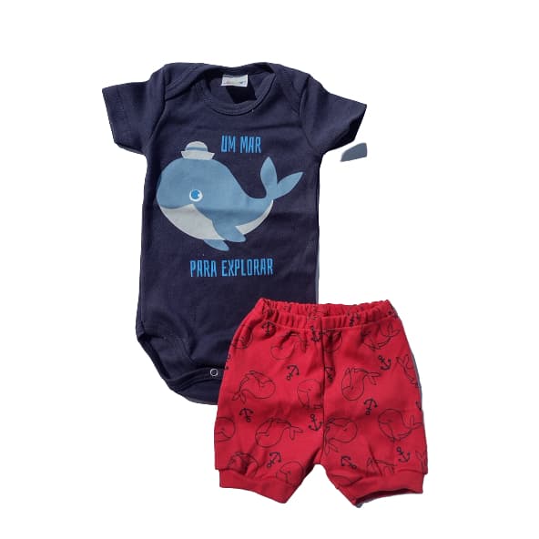 Conjunto Bady Menino M/C P M G GG