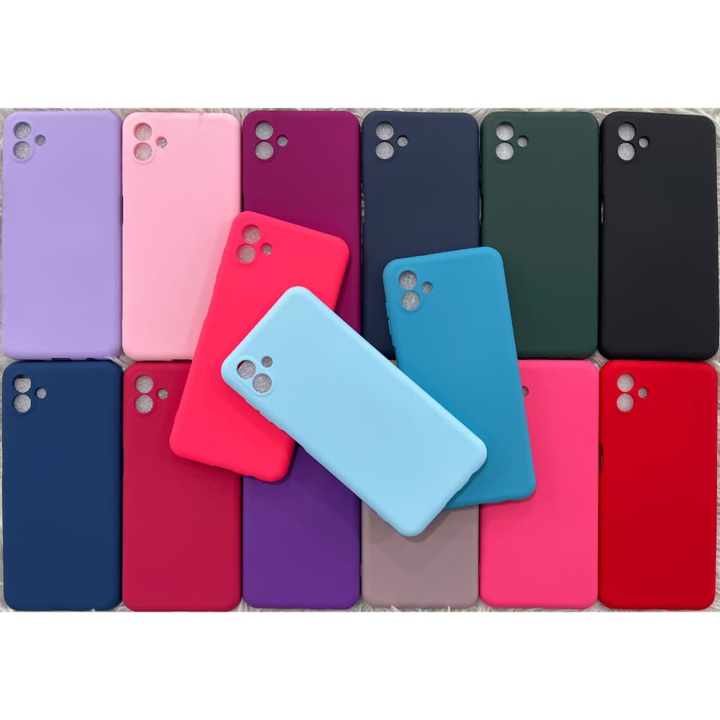 Capa Capinha Para Samsung A04 Silicone Aveludado Pelicula Case