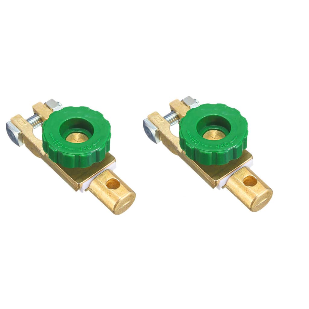 Kit 02 Terminal Para Bateria Conector Corta Corrente Chave Conector Carro Som Geral Neutro