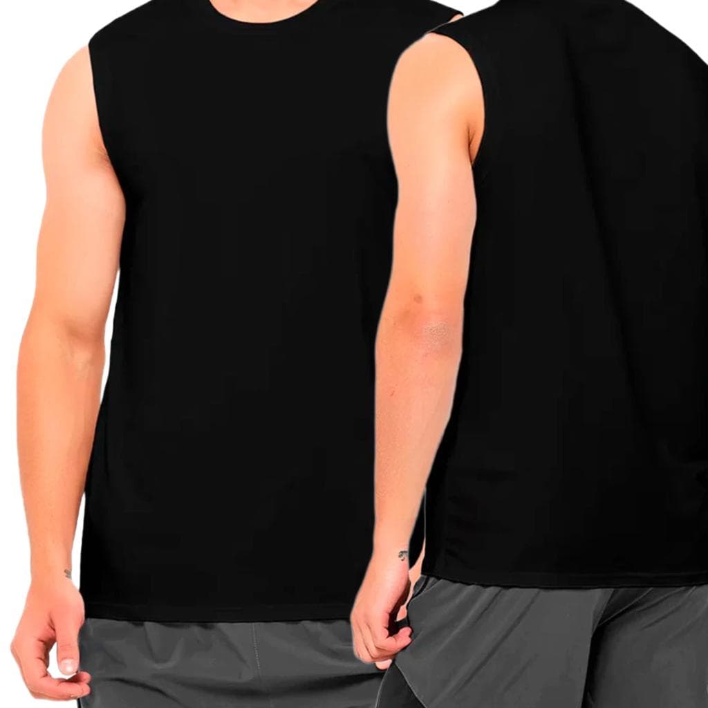 Camiseta Masculina Regata Machão Dry Fit Academia Treino Verão