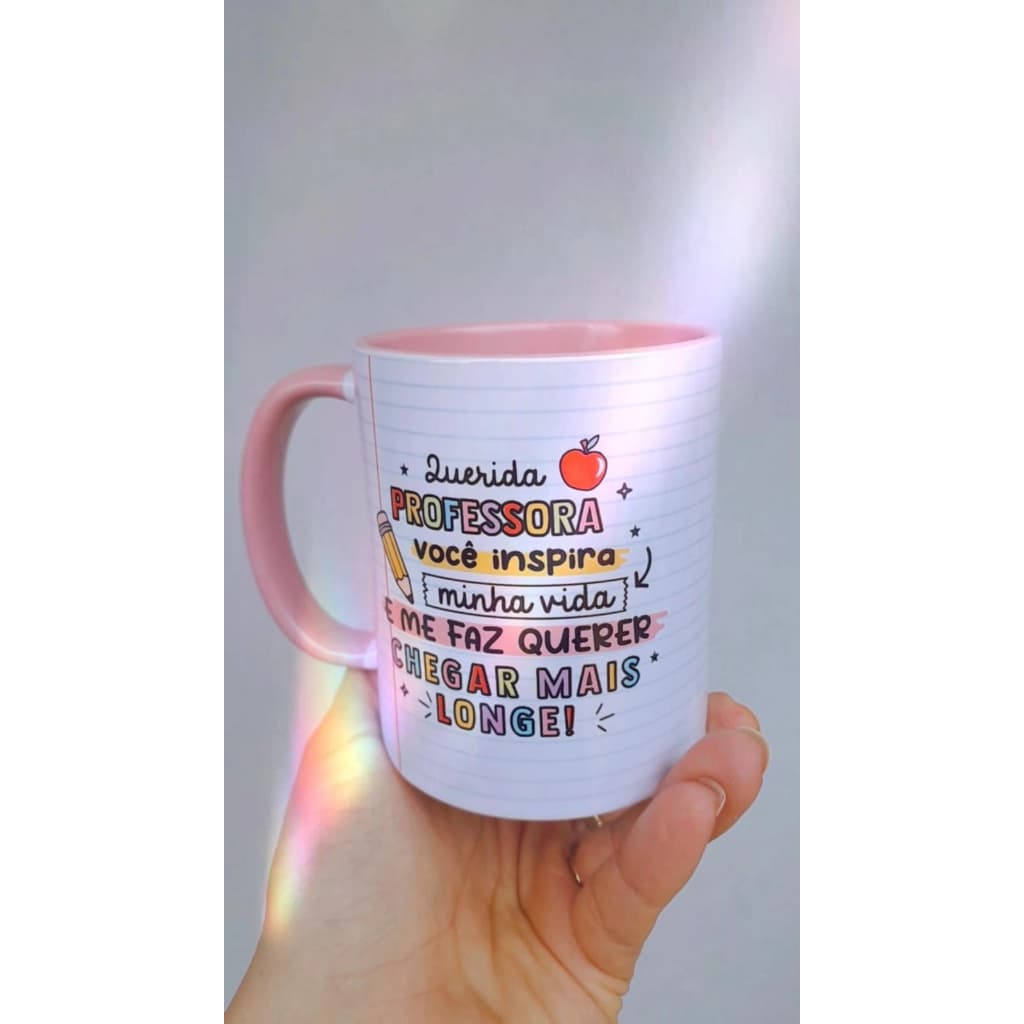 Caneca de Porcelana Várias Opções Dia dos Professores