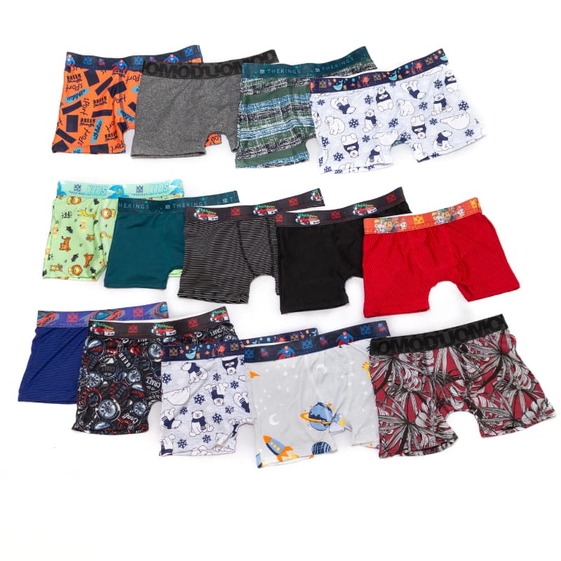 Kit 3 Cueca Box Boxer Infantil Microfibra