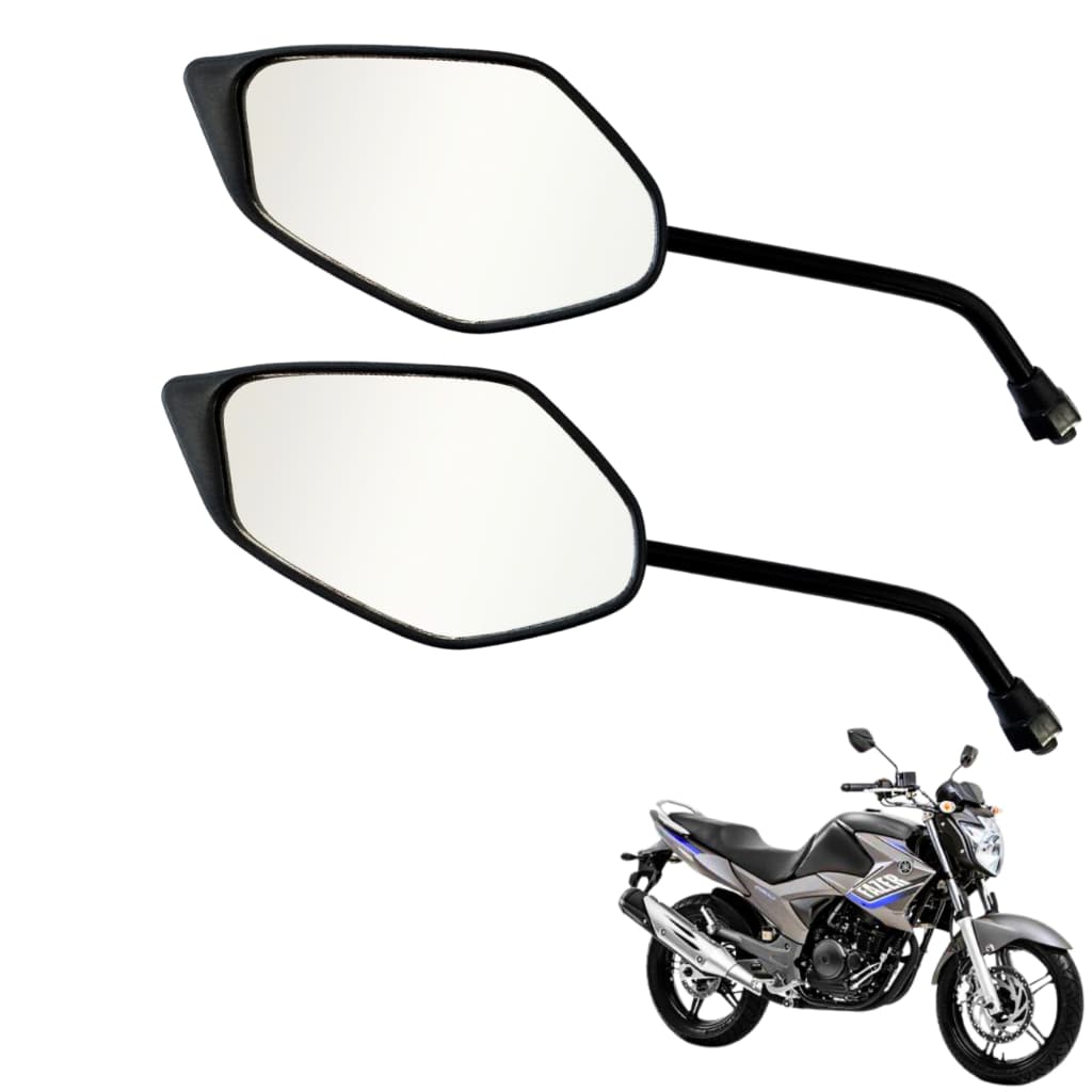 Retrovisor Fazer 150/250  2015 2017 Motos Yamaha Par Espelhos Moto Motoqueiro