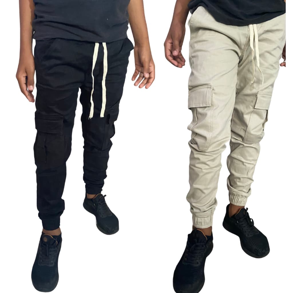 Calça infantil Juvenil Cargo unisex Menino/Menina 4 ao 16