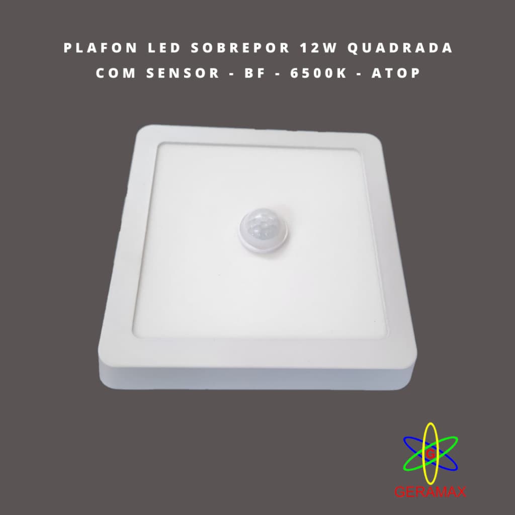 Lâmpada LED 12W com Sensor de Presença Automático Bivolt – Acende Sozinha, Economia de Energia
