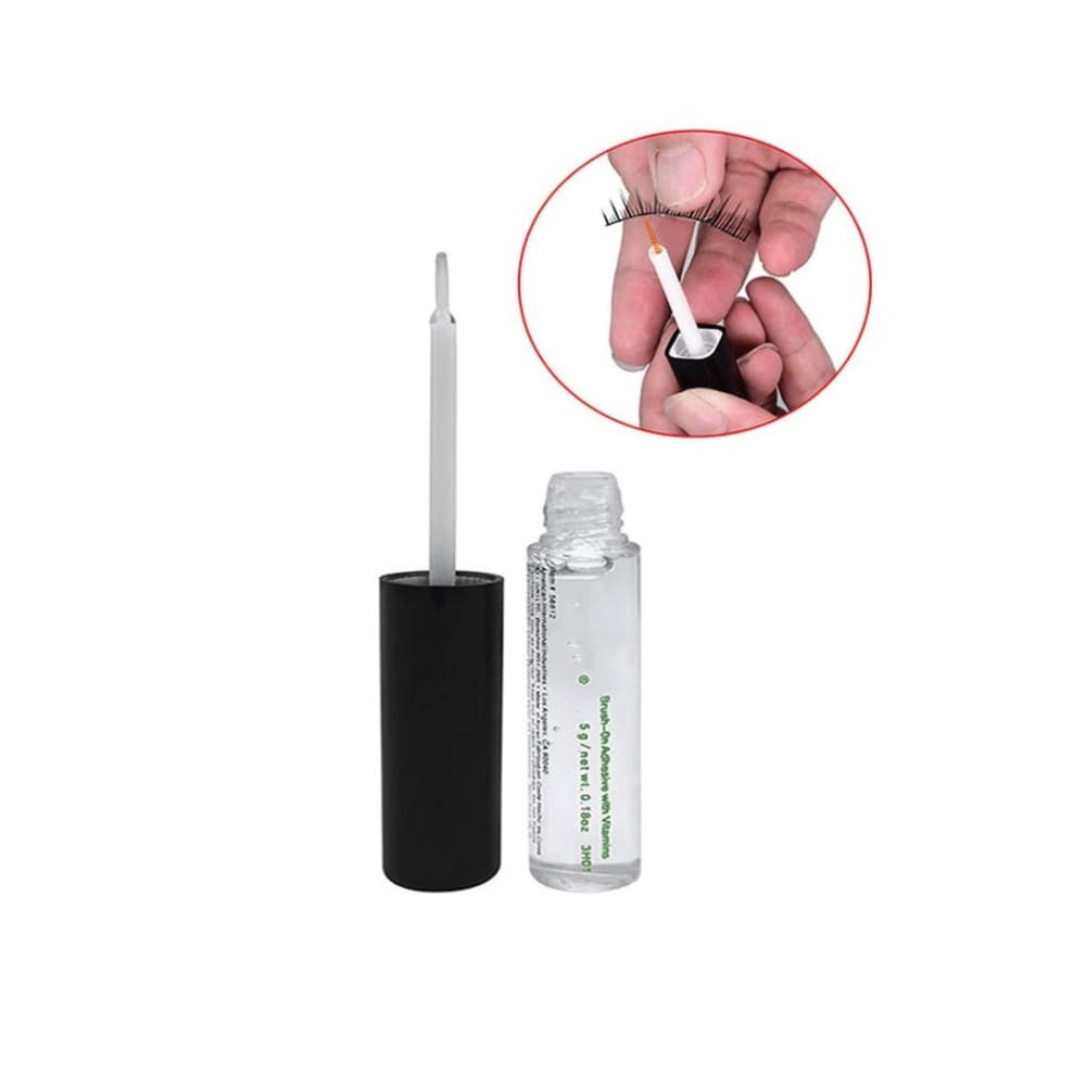 Cola Para Cilios Postiços Duo Transparente com Pincel