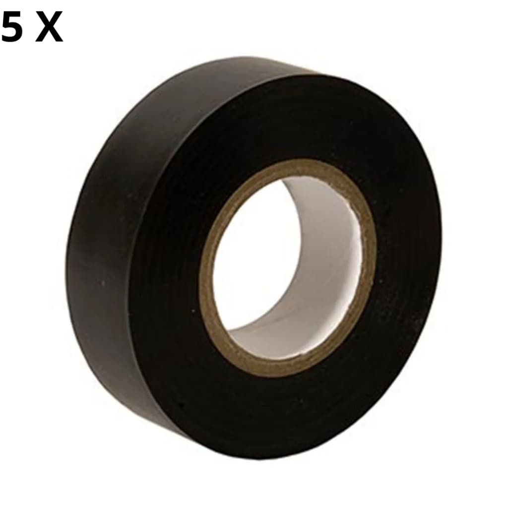 Kit 10 Fitas Isolantes Pretas 5m