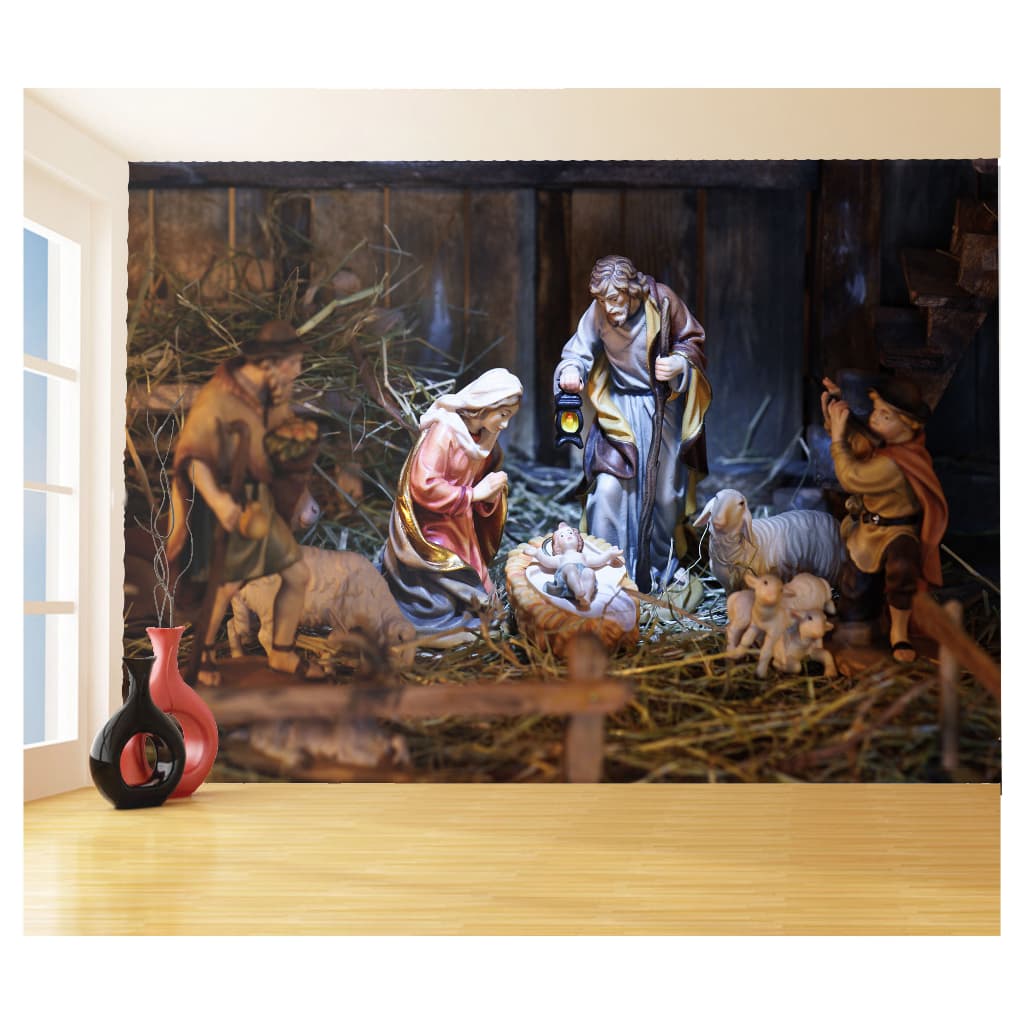 Papel de Parede Altar de Igreja Adesivo Decorativo Religioso Bíblia  Céus - RL41