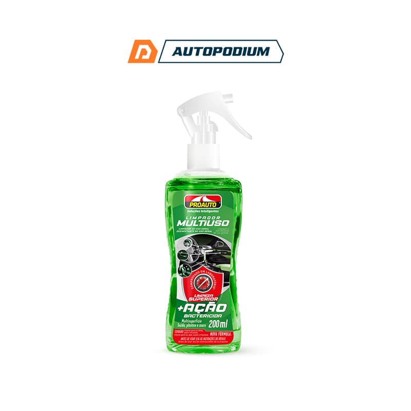 Limpador Multiuso 200ML - ProAuto - Limpador Multiuso + Ação Bactericida