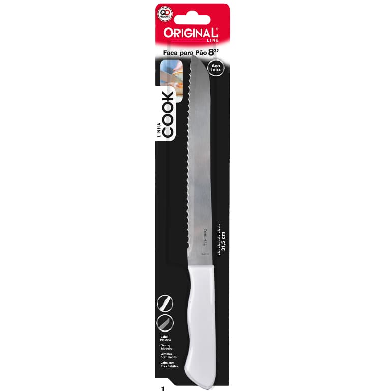 FACA PARA PÃO COOK 8″ ORIGINAL LINE