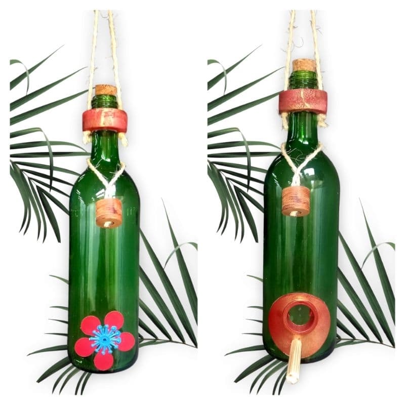 Kit comedouro e bebedouro passarinho Comedouro garrafa Bebedoro beija flor Comedouro pássaros livres