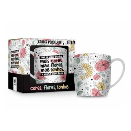 CANECA PORCELANA URBAN 300ML
