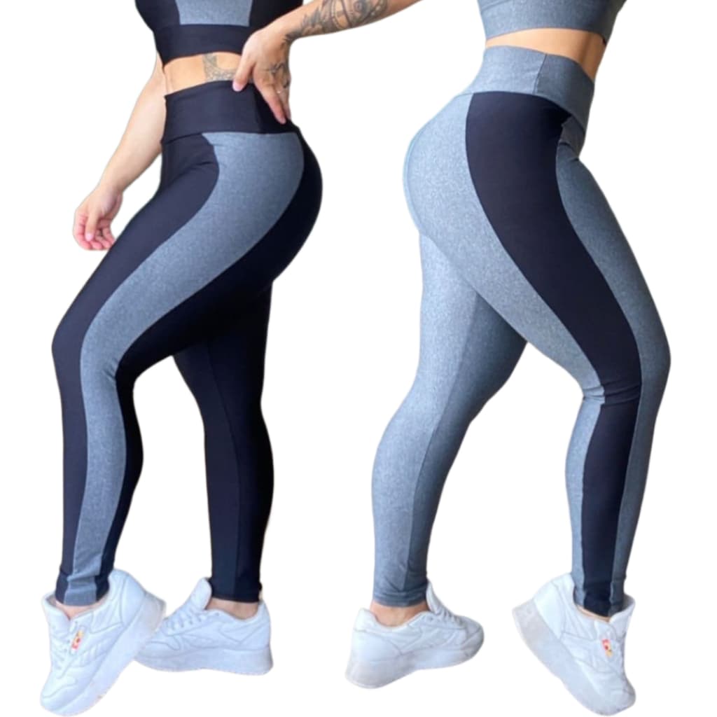 Calça Legging Feminina Cintura Alta Academia Caminhada Dia a Dia - Moda Fitness Feminina