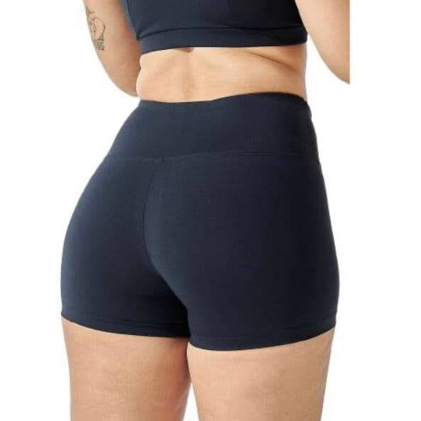 Shorts Legging Suplex Cós Alto Meia Coxa Tecido Grosso Bermuda Feminina Fitness academia