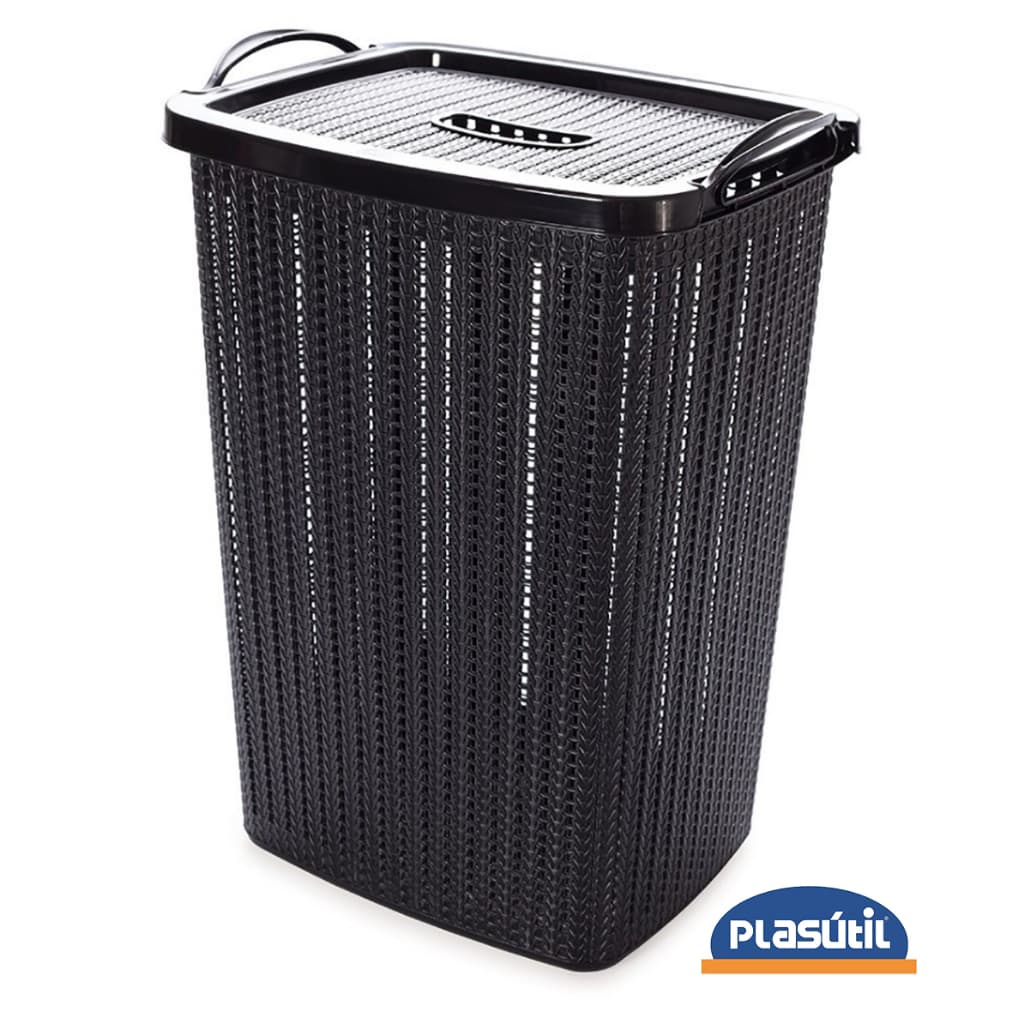 Cesto de Roupas Trama 40 L - qualidade Plasútil