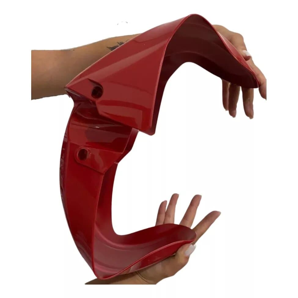 Paralama Inquebrável 125 150 160 2014 À 2024 - Vermelho