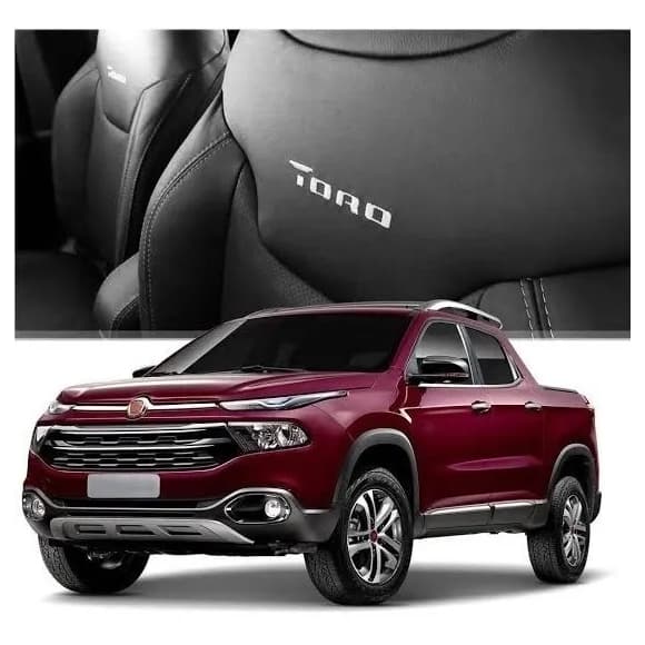 Capa Banco De Couro Carro Sob Medida Fiat Toro 2016 Ate 2024