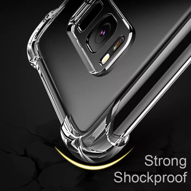 Capa Silicone Transparente De Galaxy Note8/Note9(As Fotos são apenas Referência)